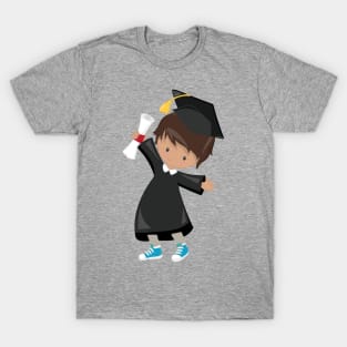 Graduation Boy, Cute Boy, Latino Boy, Diploma T-Shirt